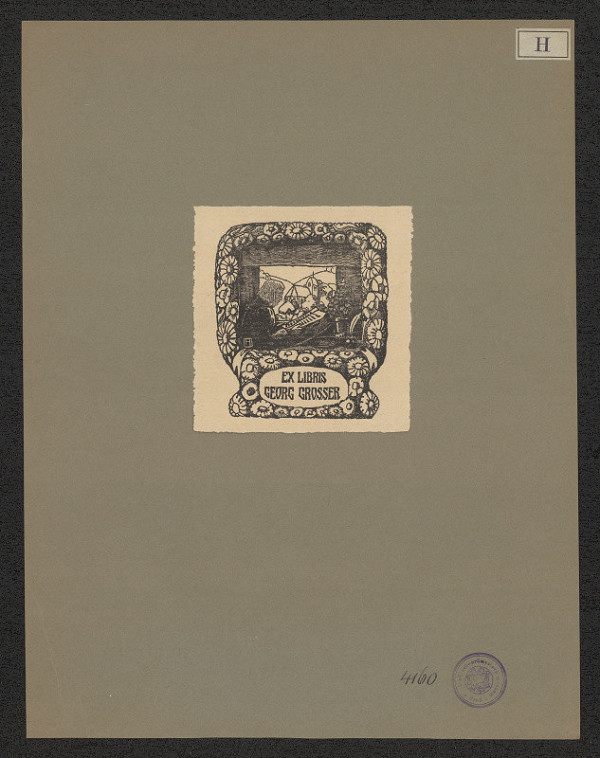 Hans Hauser – Exlibris Georg Grosser 