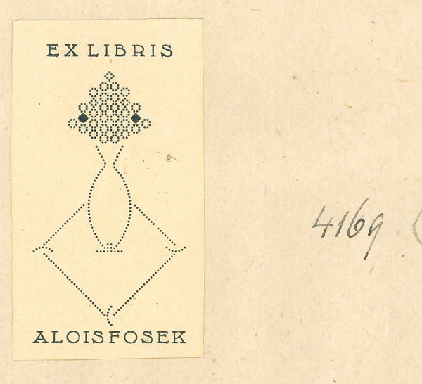 Bernhard Heinz – Exlibris Alois Fosek 