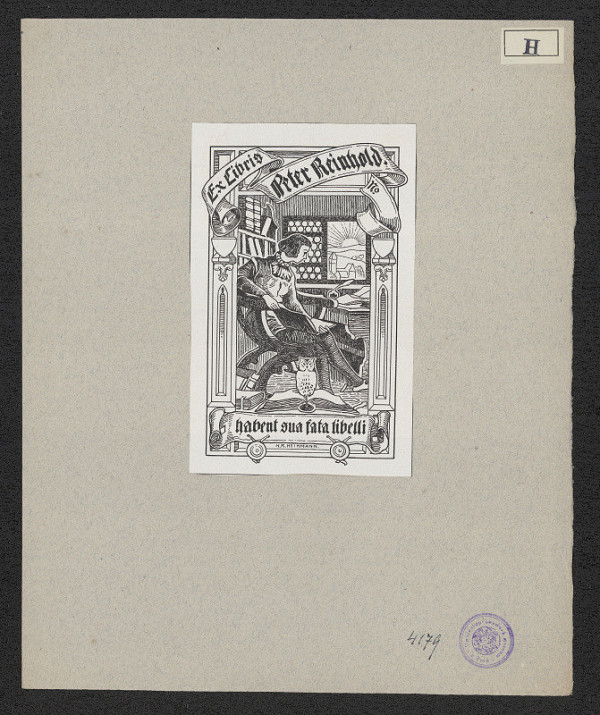 H. R. Heinmann – Ex libris Peter Reinhold 