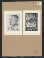 Walter Helfenbein – Exlibris Dr. med. Werner Wolf 