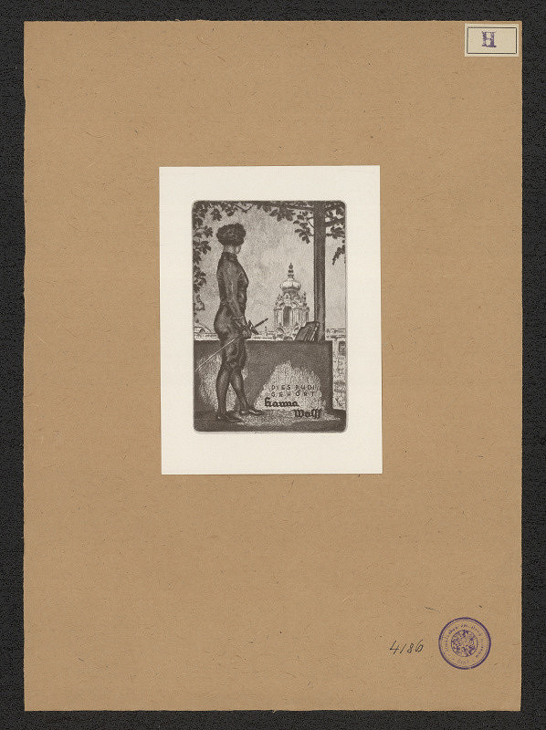 Walter Helfenbein – Exlibris Hanna Wolf 