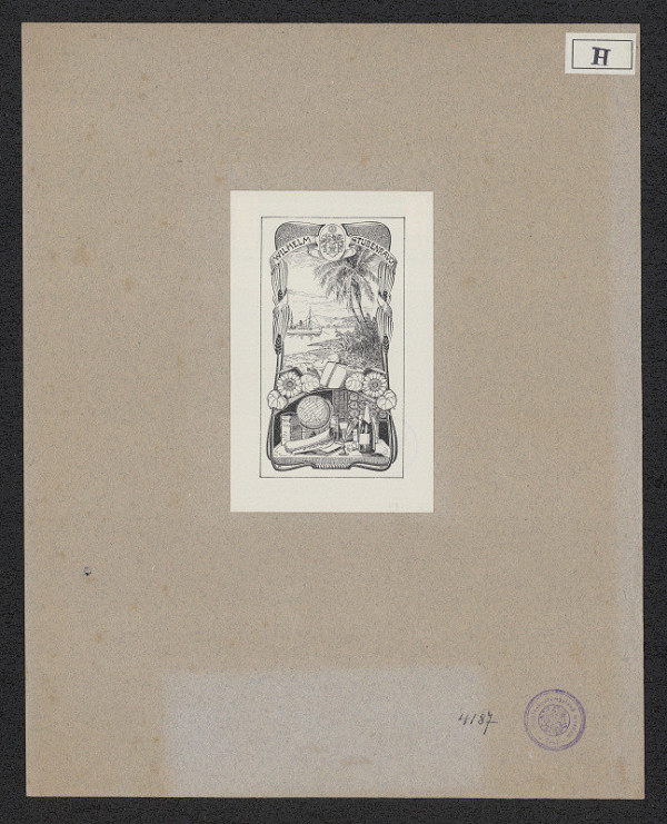 R. Hellgrawe – Exlibris Wilhelm Stubenrauch 