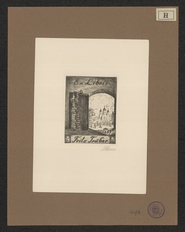 A. Henner – Ex libris Fritz Träber 