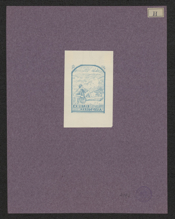 L. Herman – Exlibris Herzog Géza 