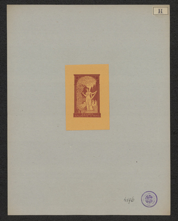 L. Herman – Exlibris Salzerne D. Teréz 