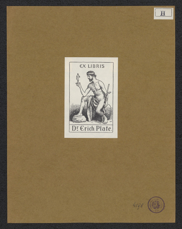 Oscar Herfurth – Exlibris Dr. Erich Plate 