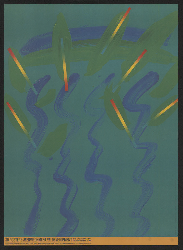 Dan Reisinger – 30 Posters on Environment and Development. The Vinted Nations Rio Conference ´92 