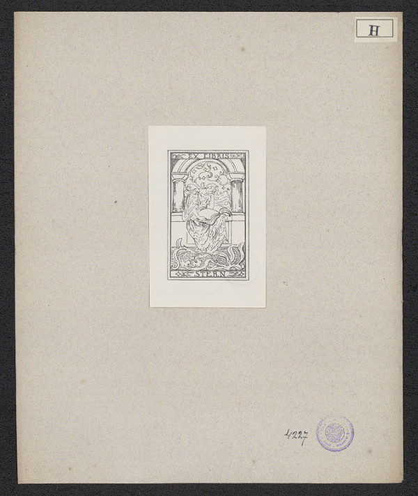 Dora Hitz – Exlibris Stern 