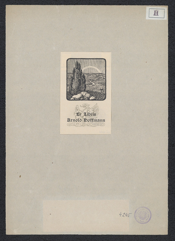 Arnold Hoffmann – Ex libris Arnold Hoffmann 