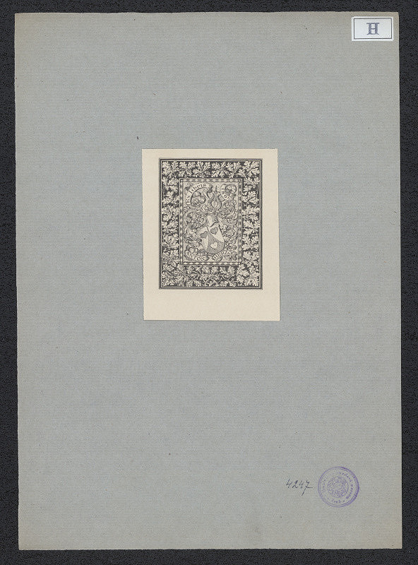 Gustav Hogetop – Ex libris Anton Herzog 