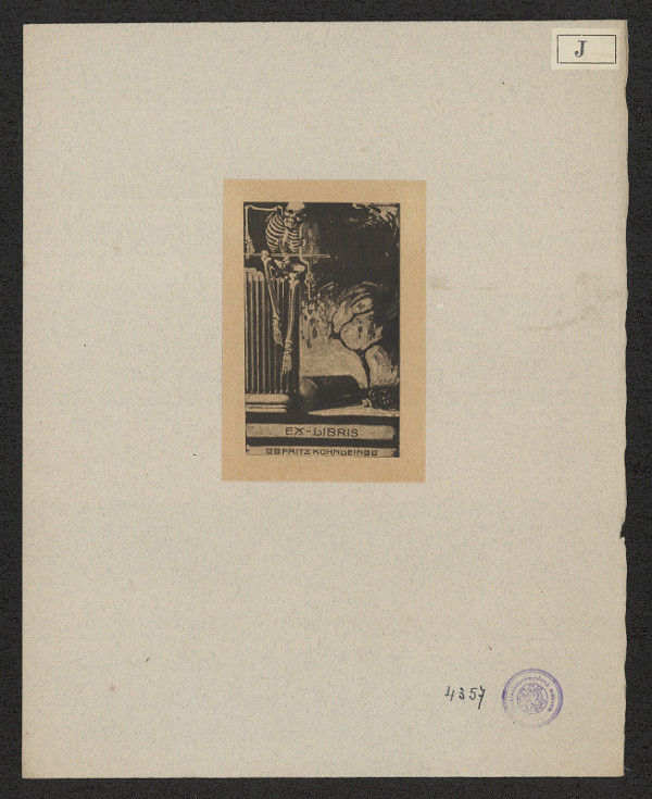 Nikolaj Jeremitschenko – Ex libris Fritz Kühnlein 