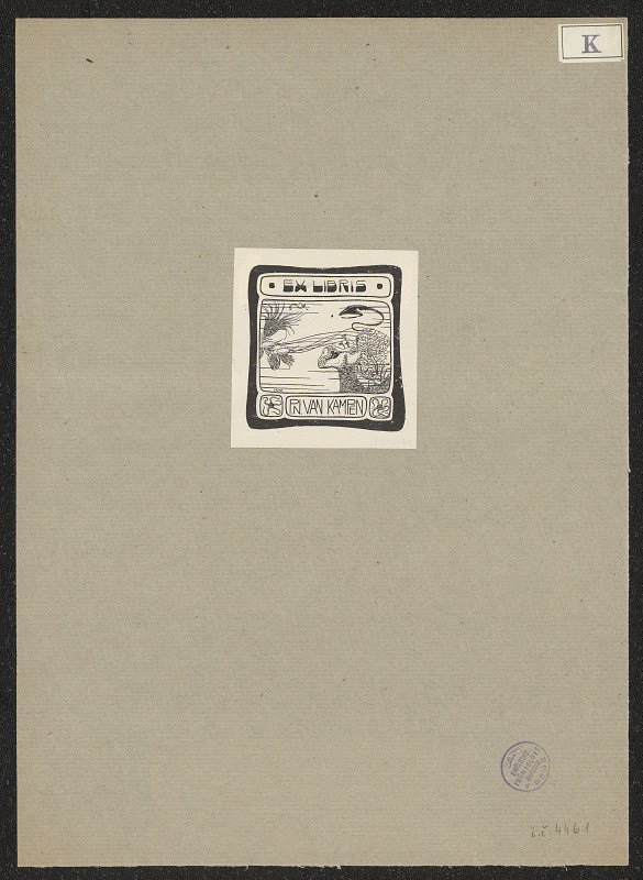 Hermann Carl Anton van Kampen – Ex libris P.N. Kampen 