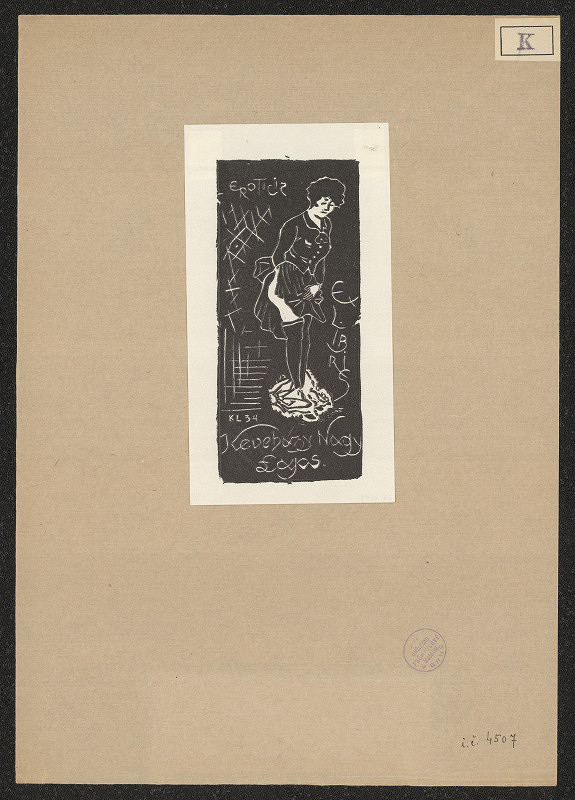 L. Keveházy – Eroticis ex libris Keveházy Nagy Layas 