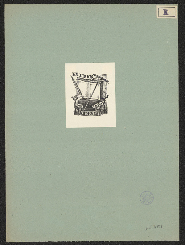 August Kilgas – Ex libris Rudi Alas 