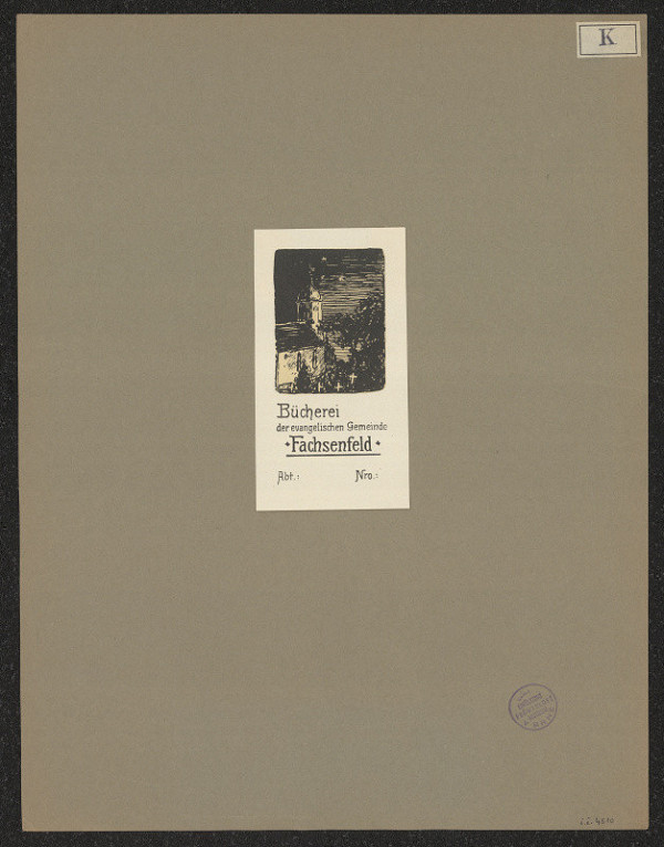 H. Kiechner – Bücherei der evangelischen Gemeinde Fachsenfeld 