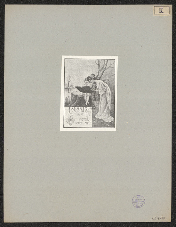 Kindling – Ex libris Victor Kühnemann 