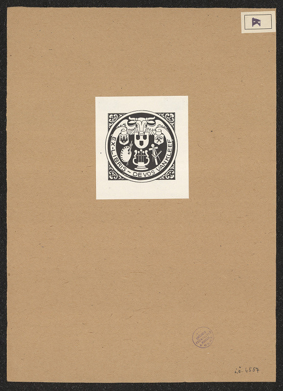 Johan Van Kleef – Ex libris De Vos Van Kleef 