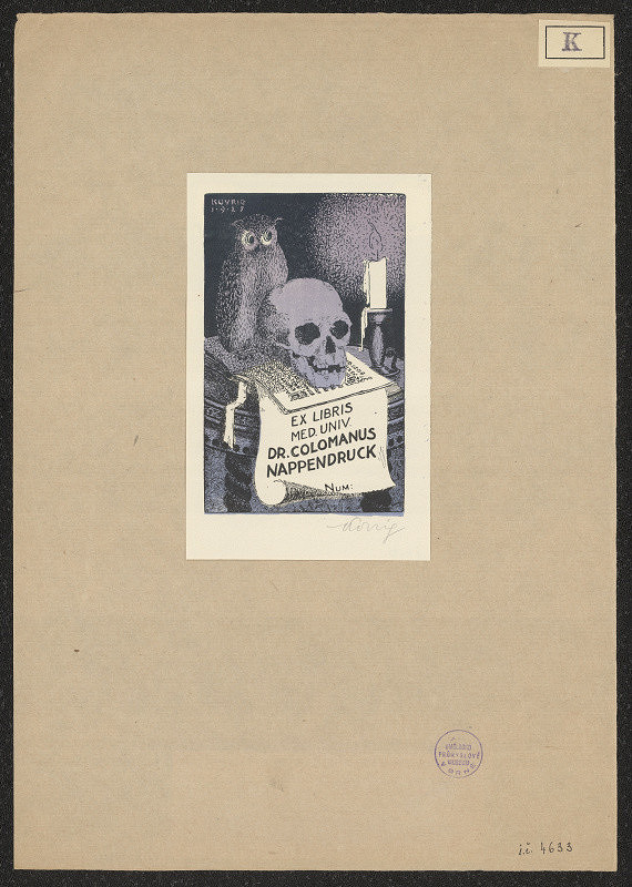 neurčený autor – Dr. Colomanus Nappendruck 