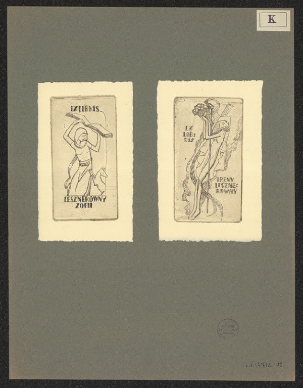 Maria Kulikowska – Exlibris Lesznerowny Zofii 