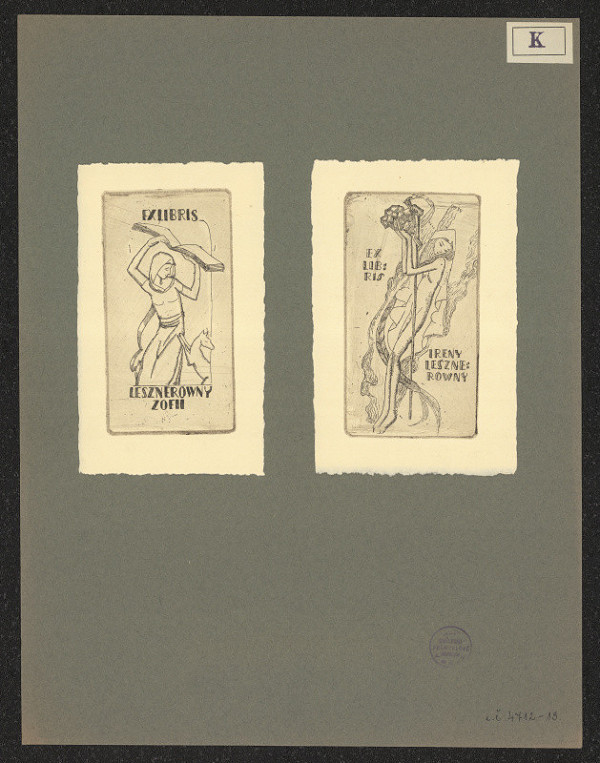 Maria Kulikowska – Exlibris Ireny Lesznerowny 
