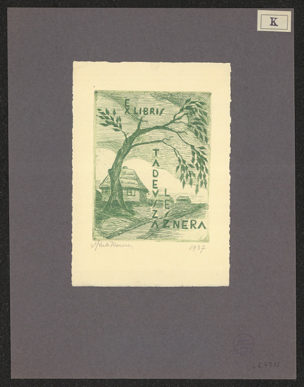 Maria Kulikowska – Exlibris Tadeusza Lesznera 