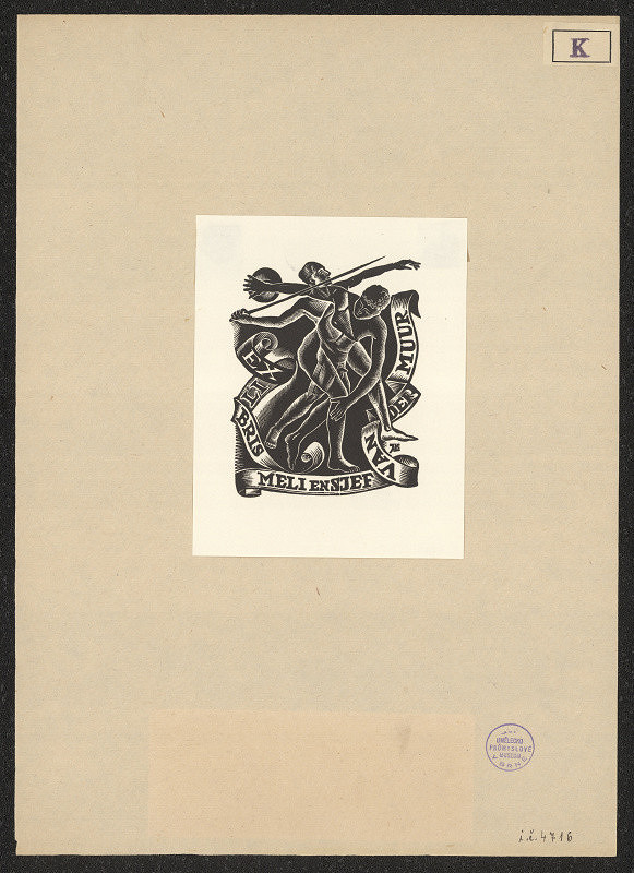 Jaap Kuyper – Ex libris van Meli en Sjef der Muur 