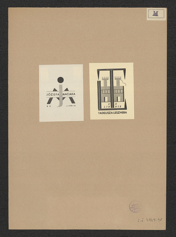 Józef Maciak – Exlibris Tadeusza Lesznera 