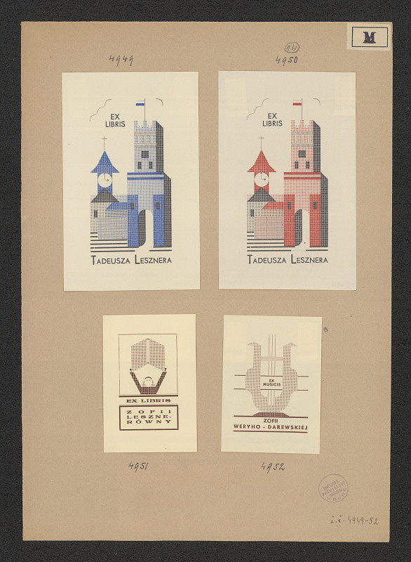 Józef Maciak – Exlibris Tadeusza Lesznera 