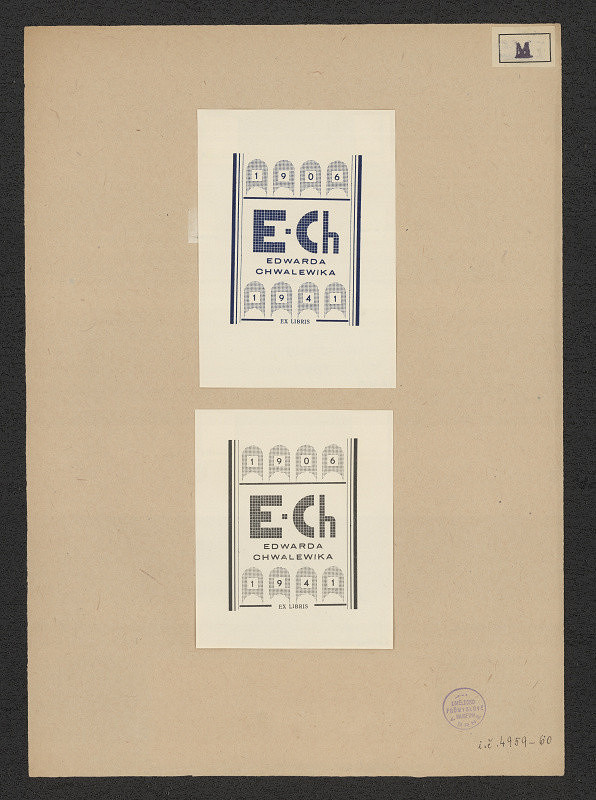 Józef Maciak – Exlibris Edwarda Chwalewika 