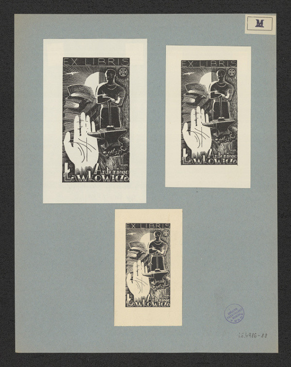 Marian Malicky – Exlibris Antoniego Lawkowicza 