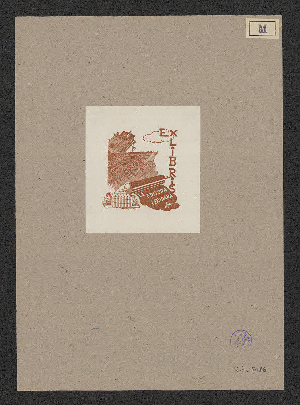 Josep de Riguer – Ex libris La Editora Leridana 