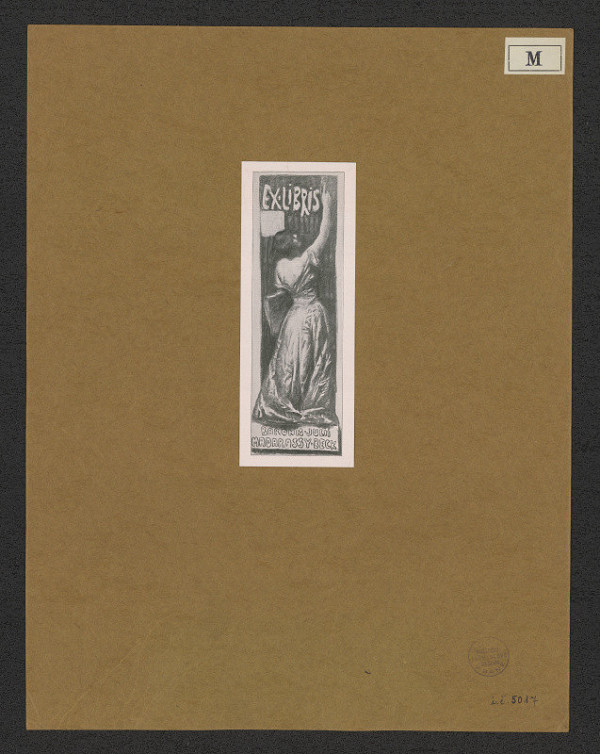 Ludwig Márk – Exlibris Baronis Julii Madarassy Beck 