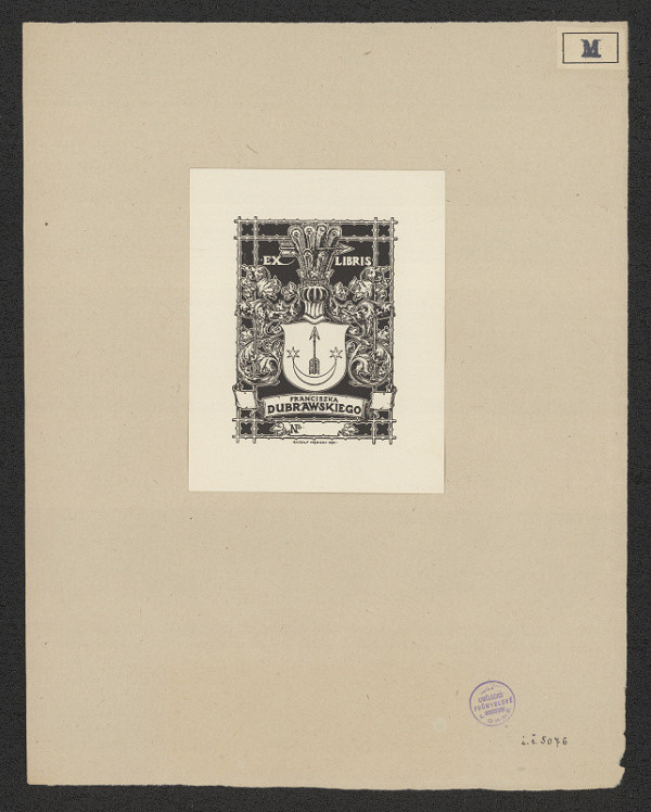 Rudolf Mekicki – Exlibris Franciszka Dubrawskiego 