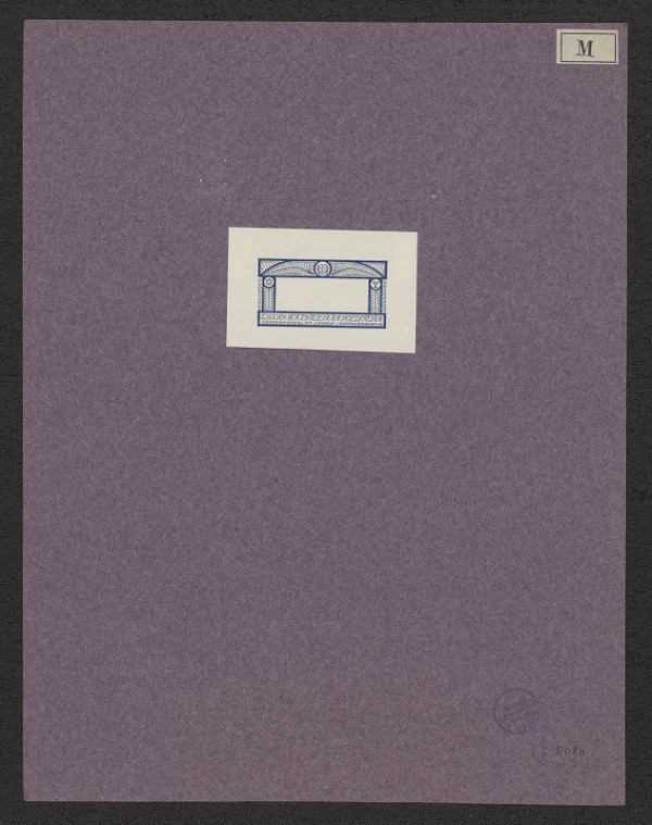 Rudolf Mekicki – Exlibris Franciszka Dubrawskiego 