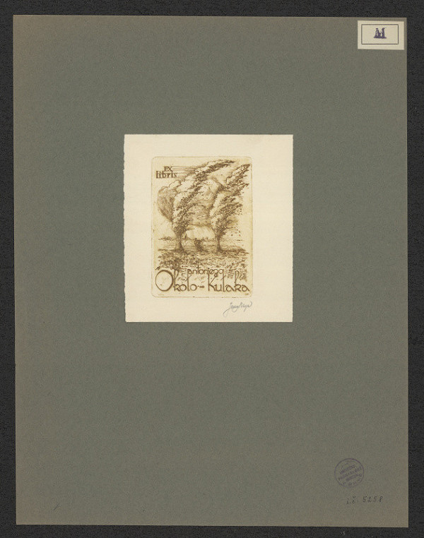  – Exlibris Antoniego Okolo-Kulaka 