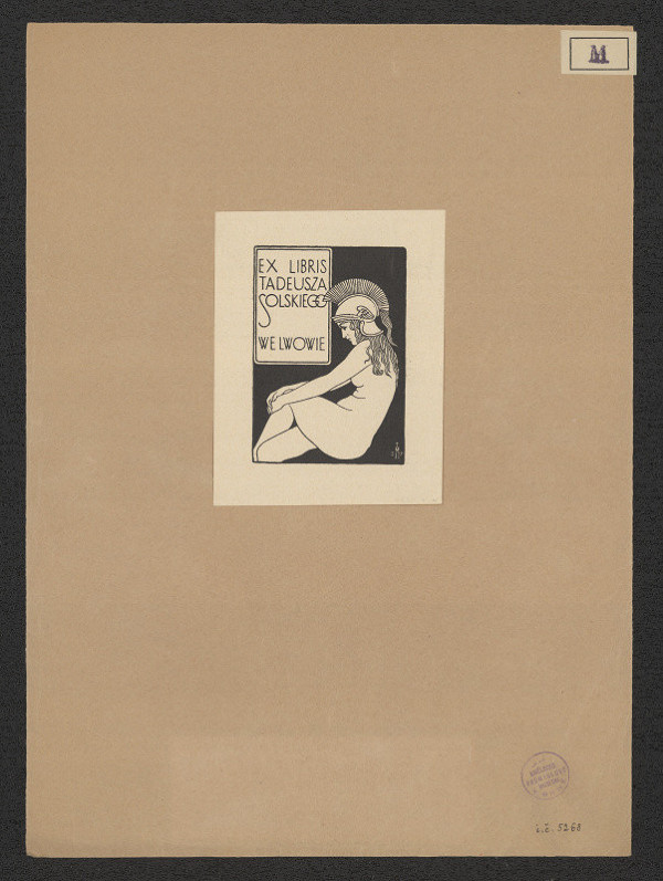 Rudolf Mekicki – Ex libris Tadeusza Solskiego we Lwowie 