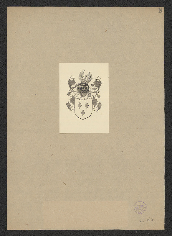 Neufforge – exlibris - erb 