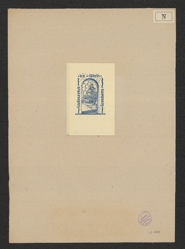 Wojciech Nowakowski – Exlibris Tadeusza Lesznera 