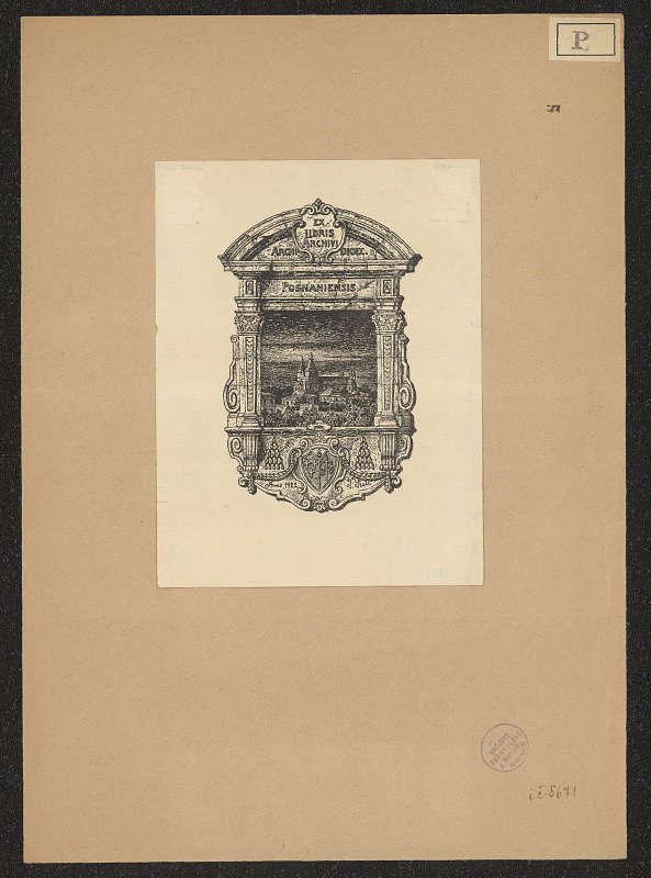 T. Pzulc – Ex libris Archivi Posnaniensis 