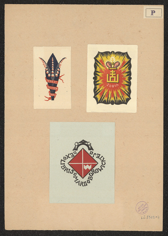 Tadeusz Przypkowski – Exlibris Marii Borowickiej 