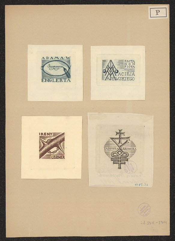 Tadeusz Przypkowski – Exlibris Adama W. Englerta 