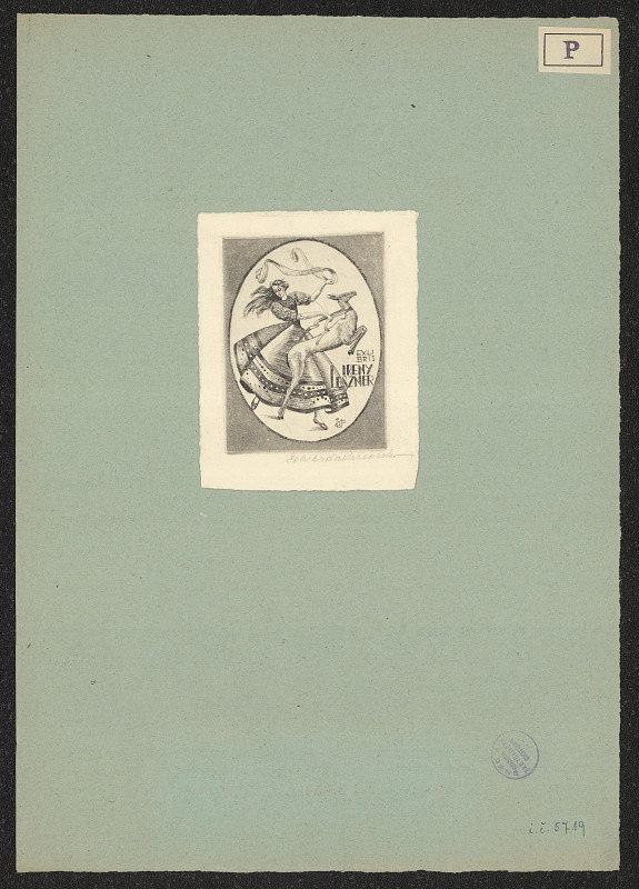 Edwarda Przeorska – Exlibris Ireny Leszner 