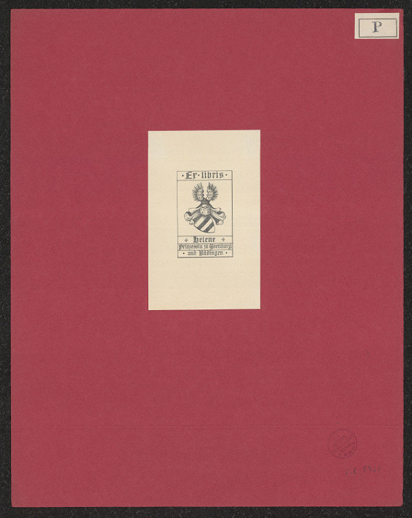 Ferdinand Prantl – Helene Prinzessin zu Ysenburg 