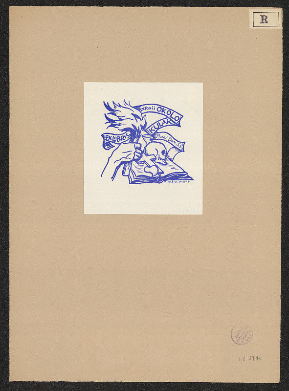 M. Rašica – Exlibris Antonii Okolo Kulak 