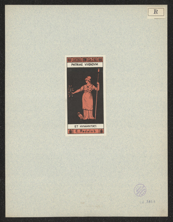 E. Redslob – E. Redslob; Patriae Vivendum et Humanitati 