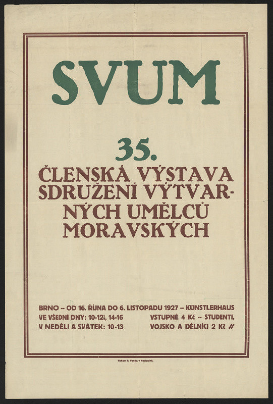 neznámý – 35. členská výstava S V U M 