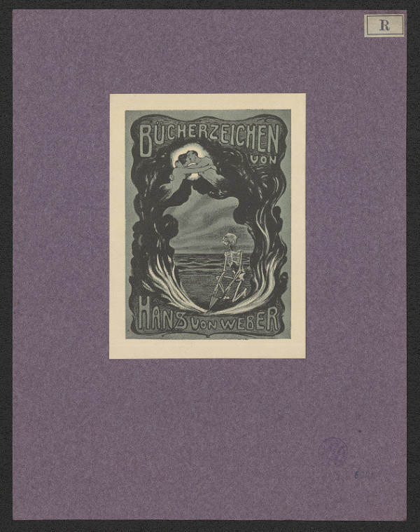 Freih. v. der Roppe – Bücherzeichen von Hans von Weber 