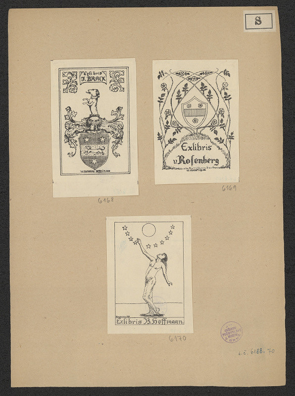 Walther Soehring – Ex libris v. Rosenberg 