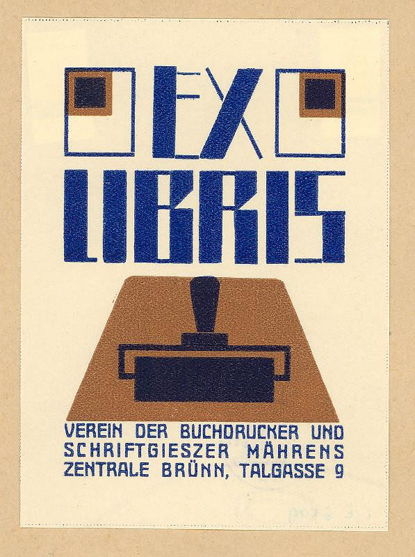 R. Skrla – Verein der Buchdrucker und Schriftgieszer Mährens 