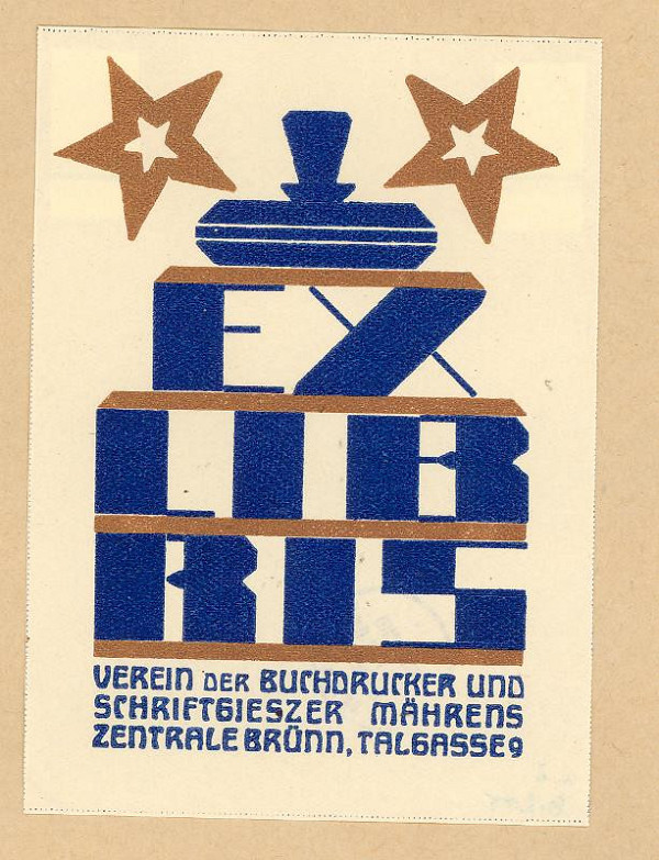 R. Skrla – Verein der Buchdrucker und Schriftgieszer Mährens 